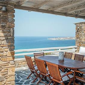4 bedroom villa with pool, Paros, sleeps 8